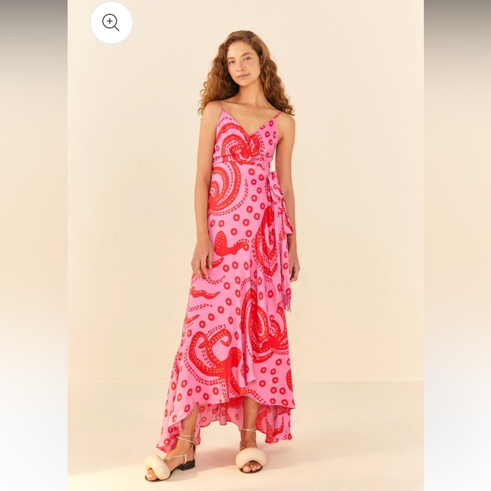 Farm Rio Octocool Wrap Dress